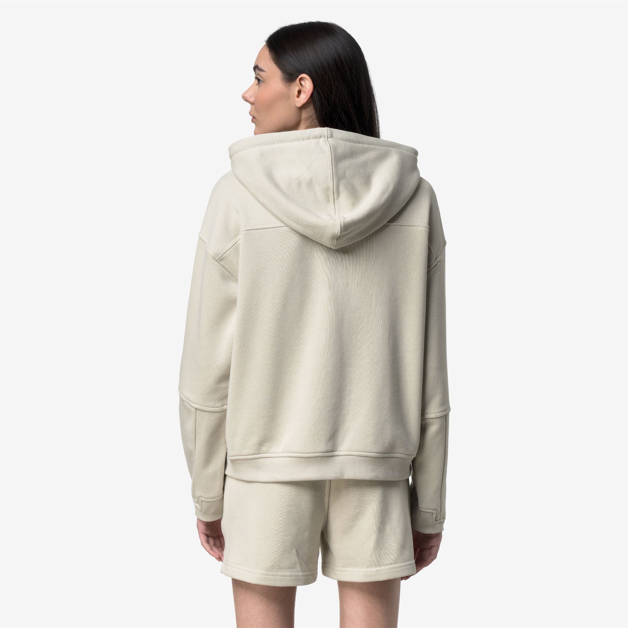 Fleece_WOMAN_LARA POLY COTTON_Jumper_BEIGE LT - Commercial 6