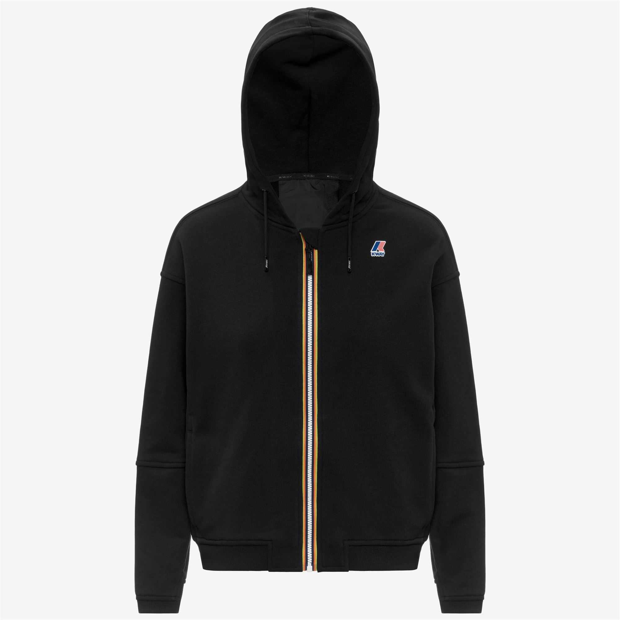 Fleece_WOMAN_LARA POLY COTTON_Jumper_Black Pure - Black Pure - Commercial 1