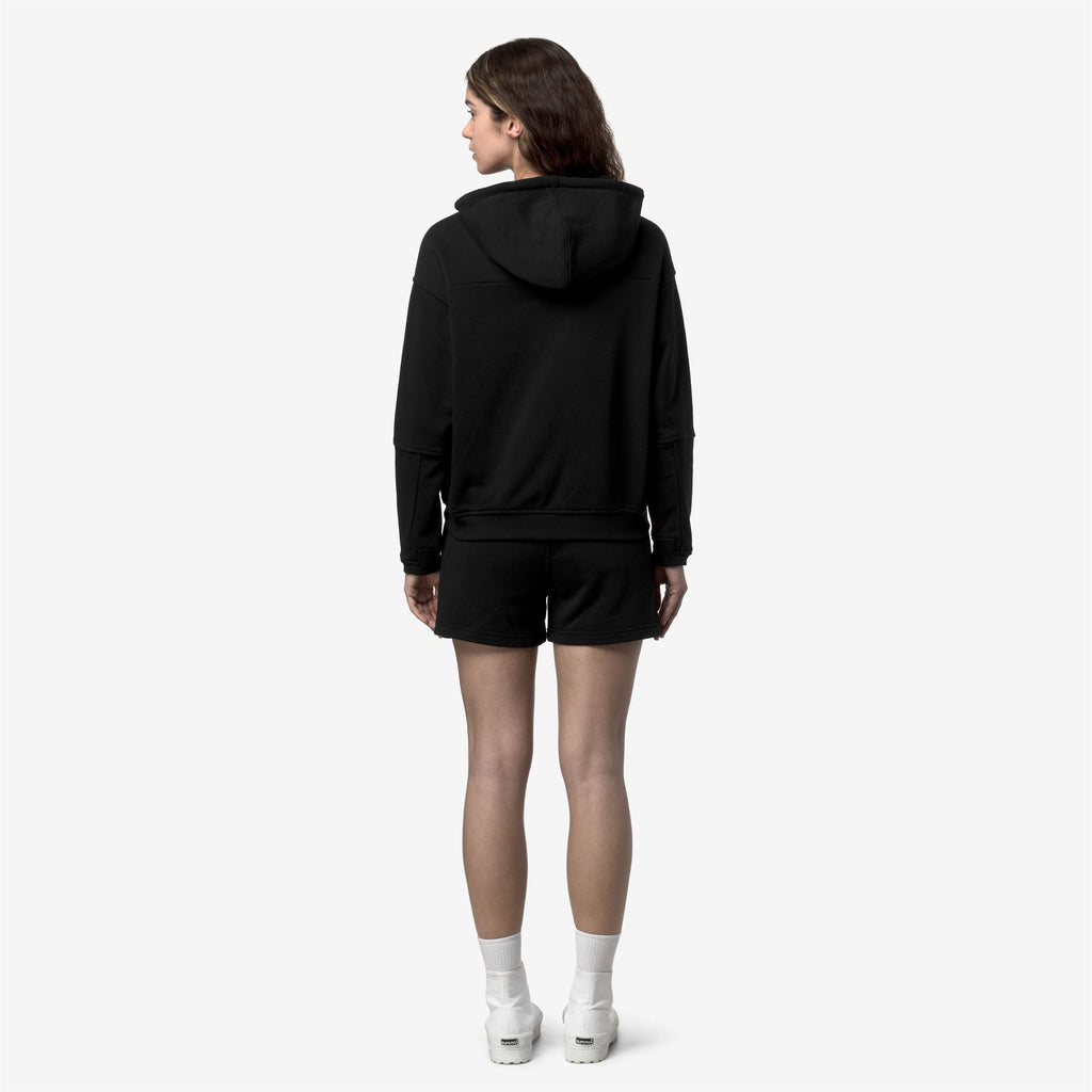 Fleece_WOMAN_LARA POLY COTTON_Jumper_Black Pure - Black Pure - Commercial 6