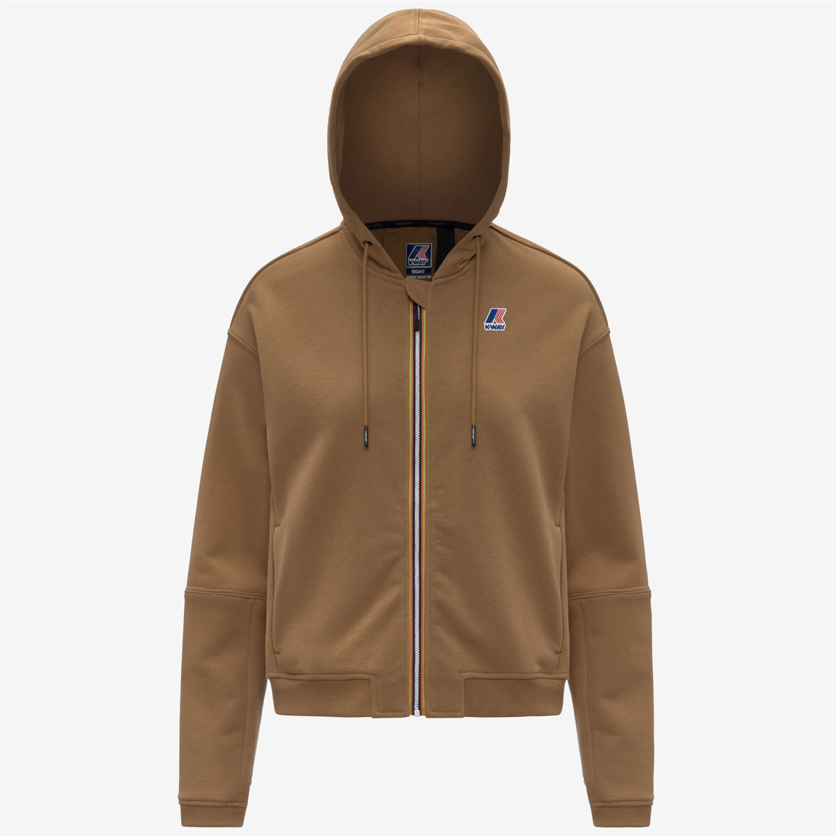 Fleece_WOMAN_LARA POLY COTTON_Jumper_Brown Bistre - Commercial 1