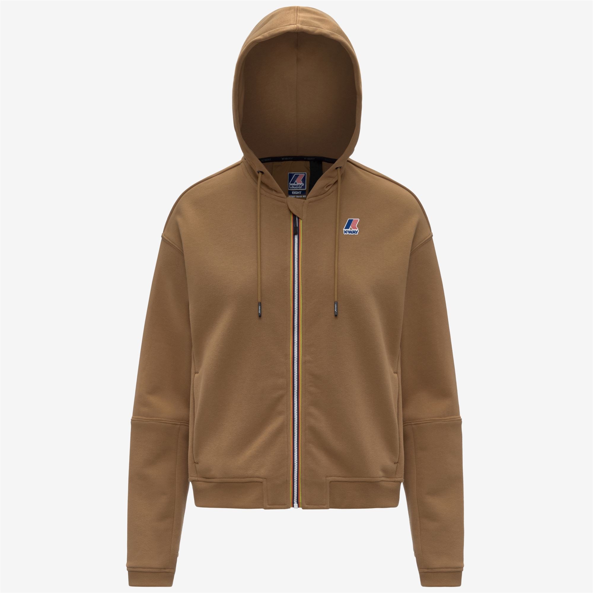 Fleece_WOMAN_LARA POLY COTTON_Jumper_Brown Bistre - Commercial 1
