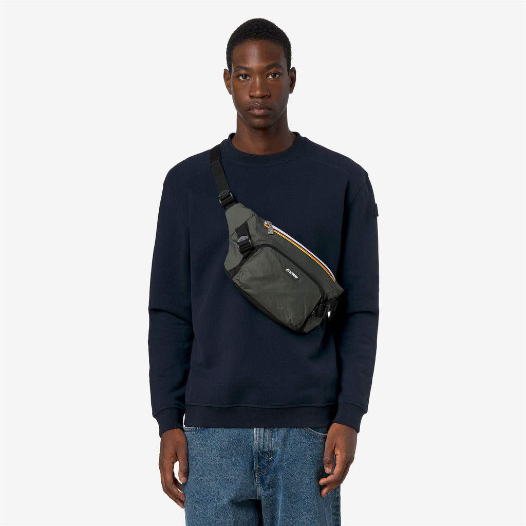 Bags_Unisex_FERIMY_Waist Bag_GREEN BLACKISH - Commercial 5
