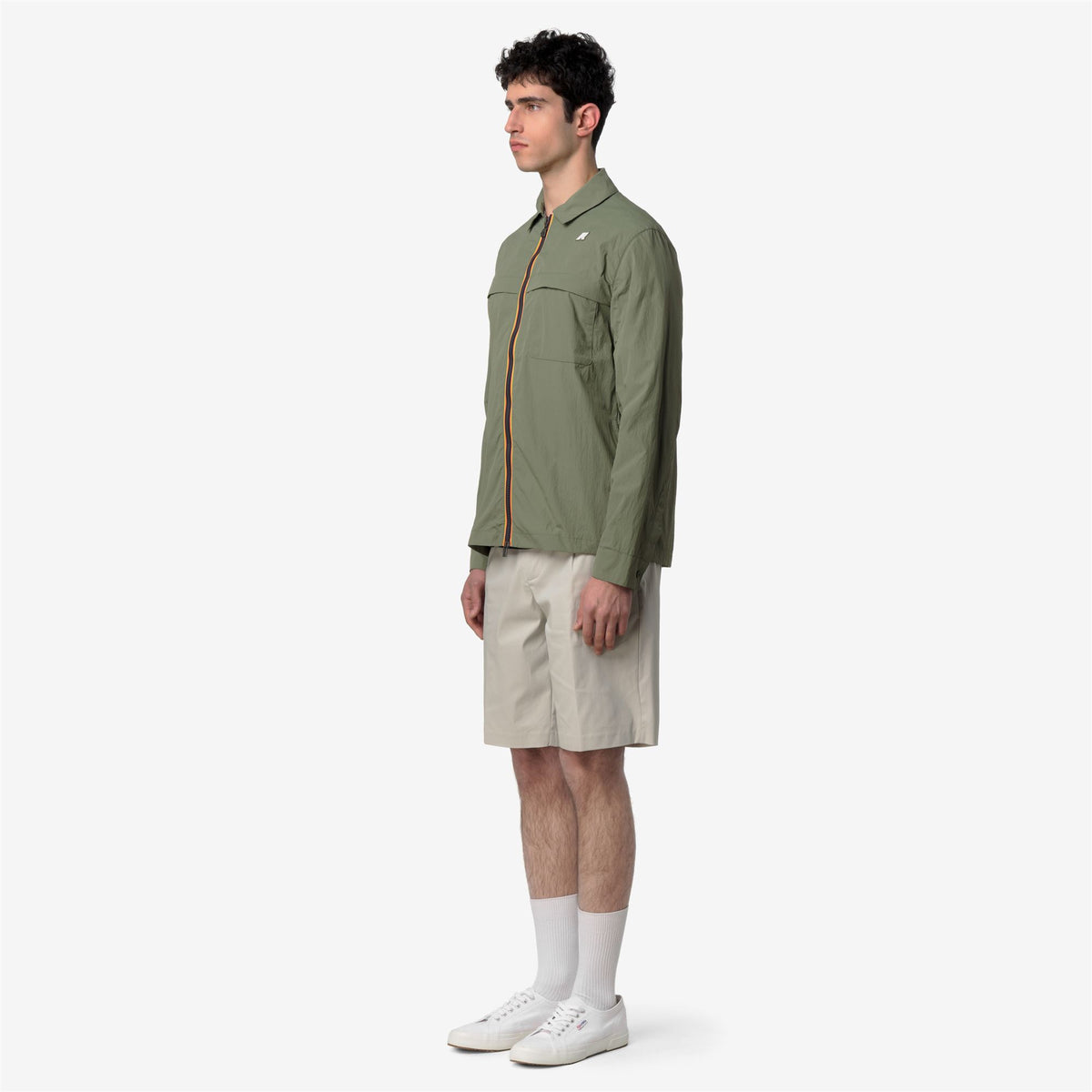 Jackets_Man_JULES LIGHT NYLON_Short_Green Lichen - Commercial 5