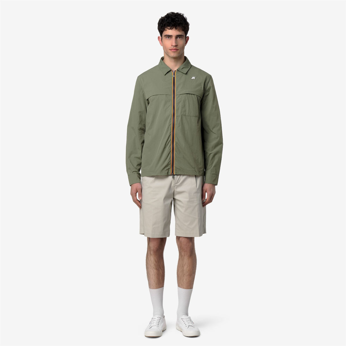 Jackets_Man_JULES LIGHT NYLON_Short_Green Lichen - Commercial 4