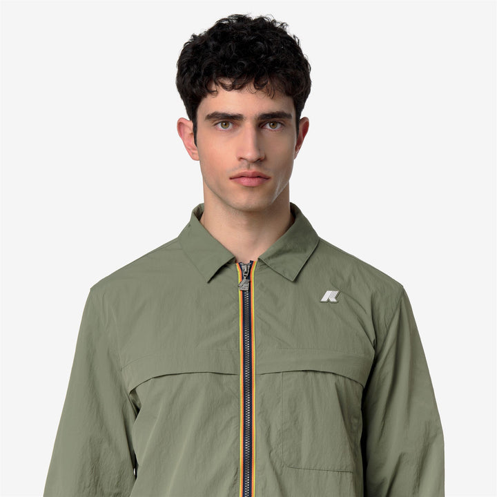 JULES LIGHT NYLON - Jackets - Short - Man - GREEN LICHEN 2