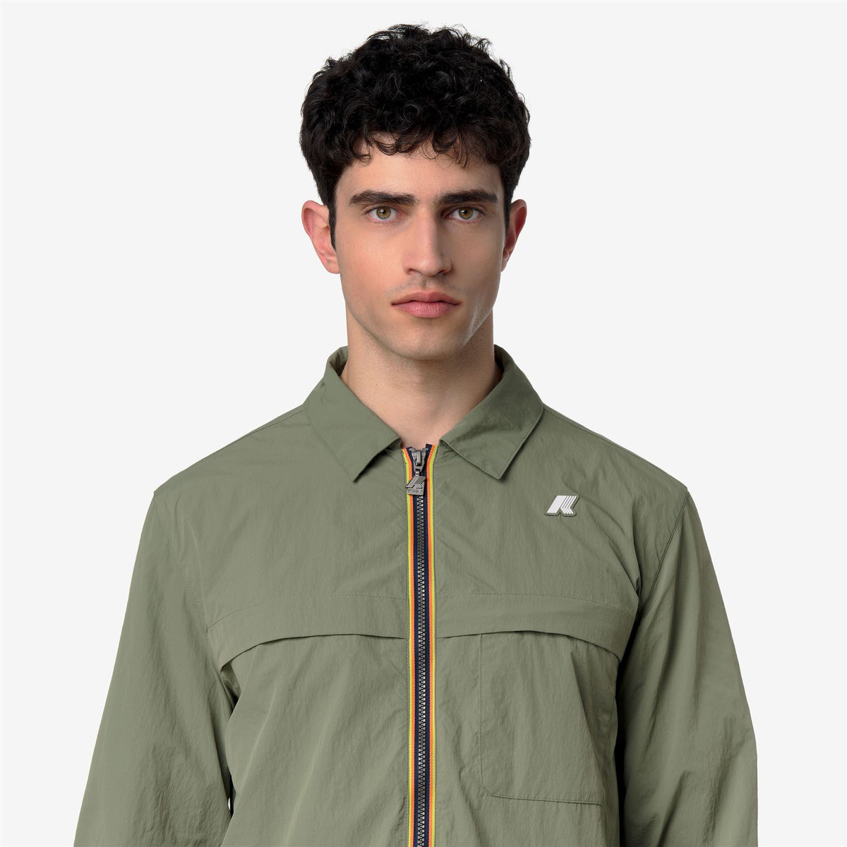 Jackets_Man_JULES LIGHT NYLON_Short_Green Lichen - Commercial 7