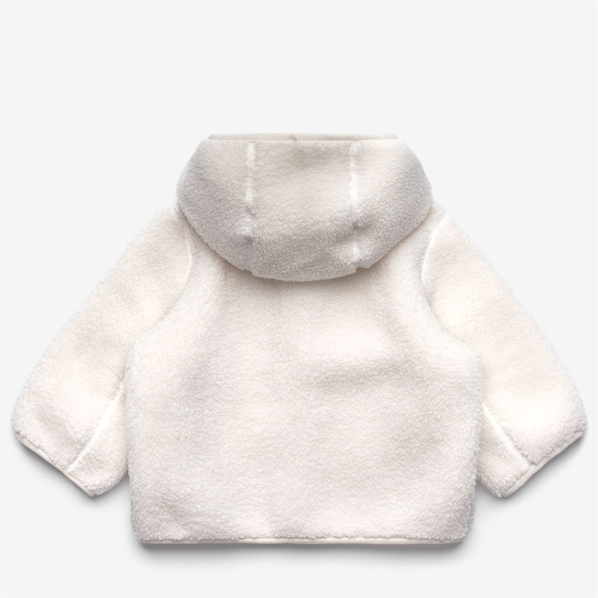 Fleece_KID UNISEX_E. JANNE POLAR_Hoodie Full Zip_White Gardenia-White Gardenia - White Gardenia - Commercial 2