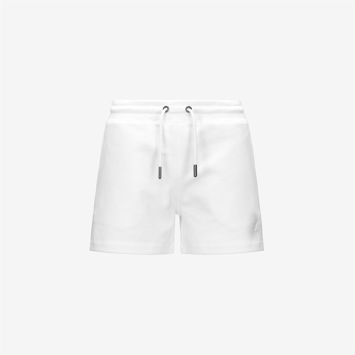 Grey White Women's Casual Sport Shorts with Adjustable Waist 5