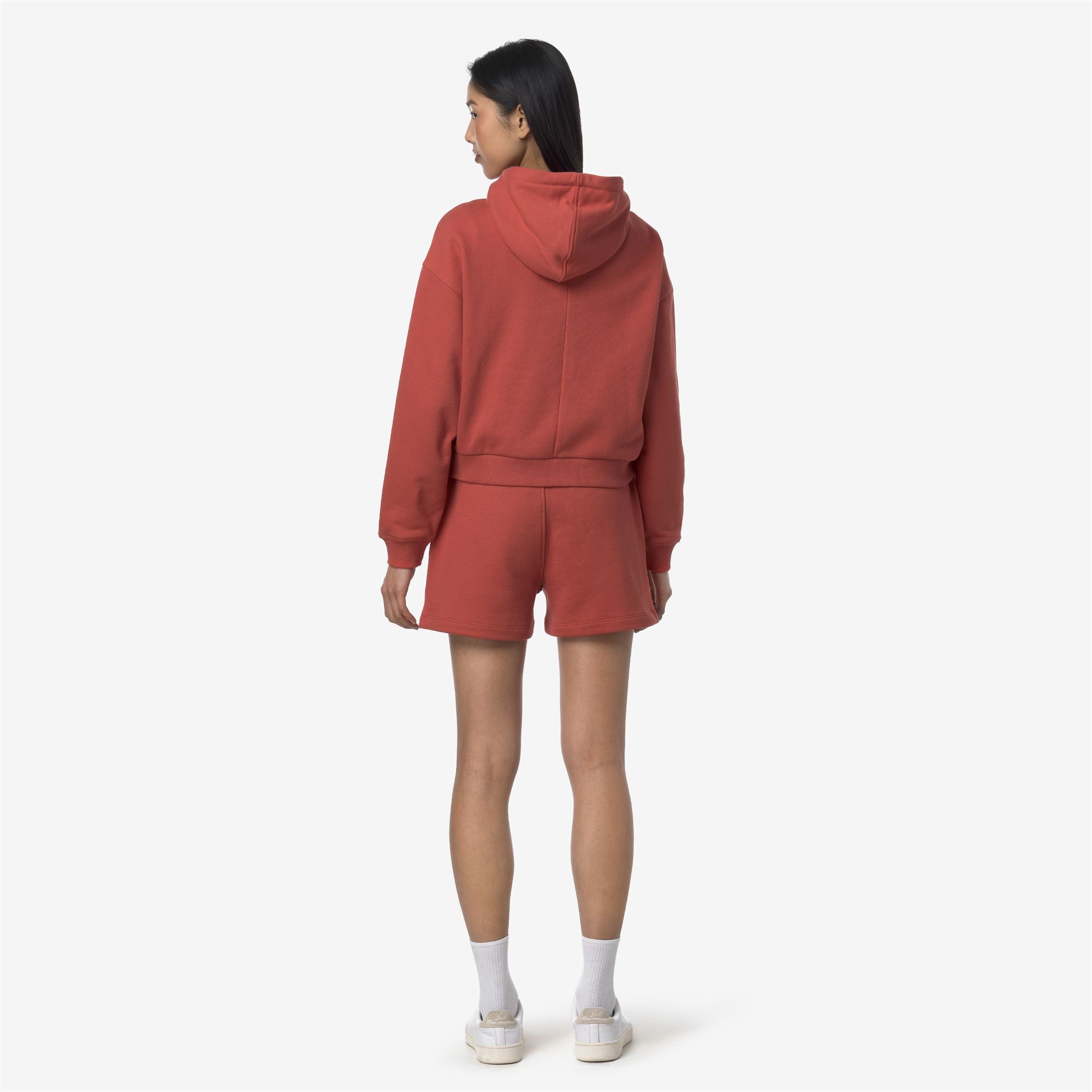 Shorts_WOMAN_RIKA FRENCH TERRY_Sport Shorts_Red Jasper - Commercial 5