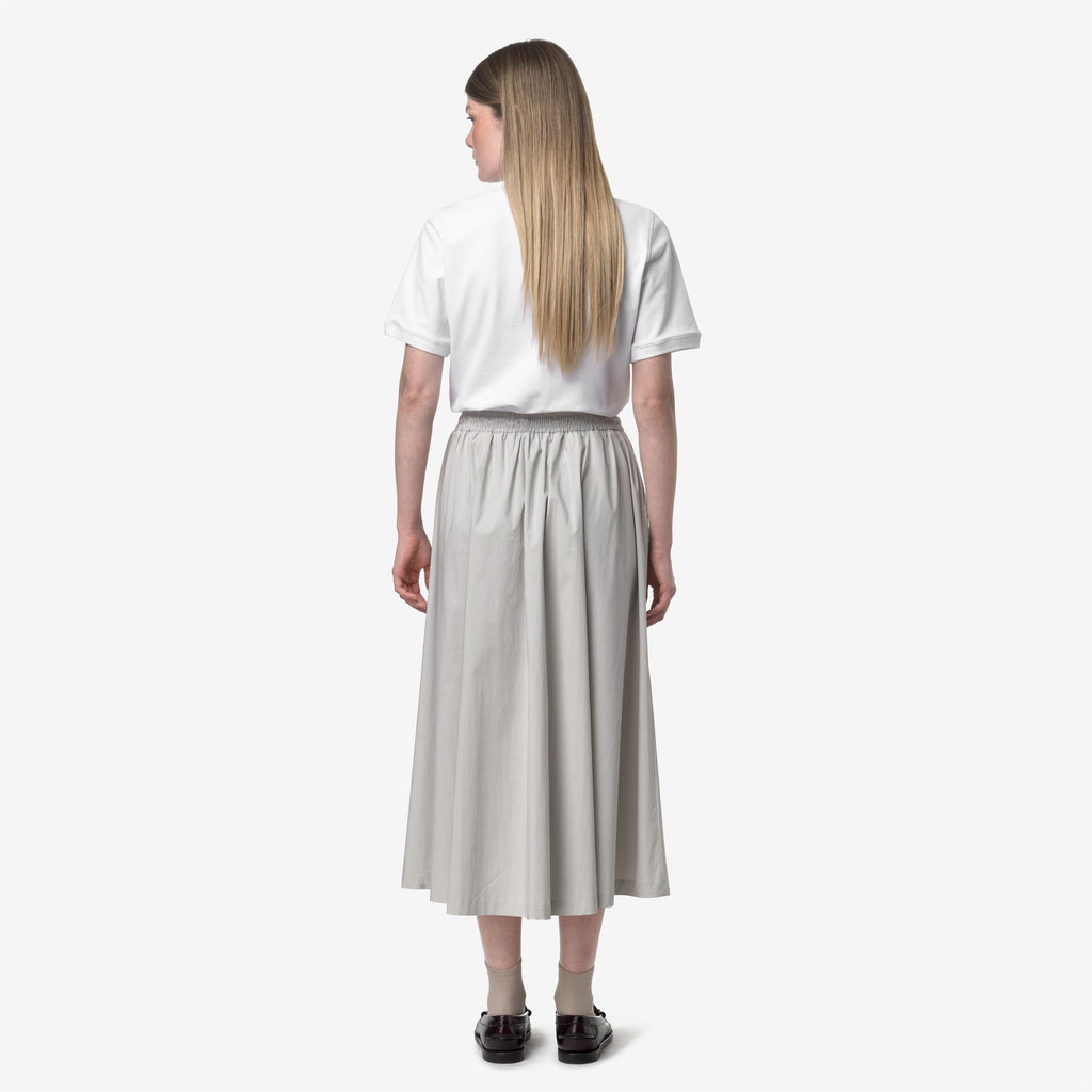 Skirts_WOMAN_MOSELLA LIGHT POPLIN TECH_Long_BEIGE LT - Commercial 6