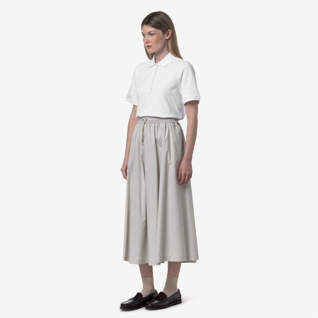 Skirts_WOMAN_MOSELLA LIGHT POPLIN TECH_Long_BEIGE LT - Commercial 5