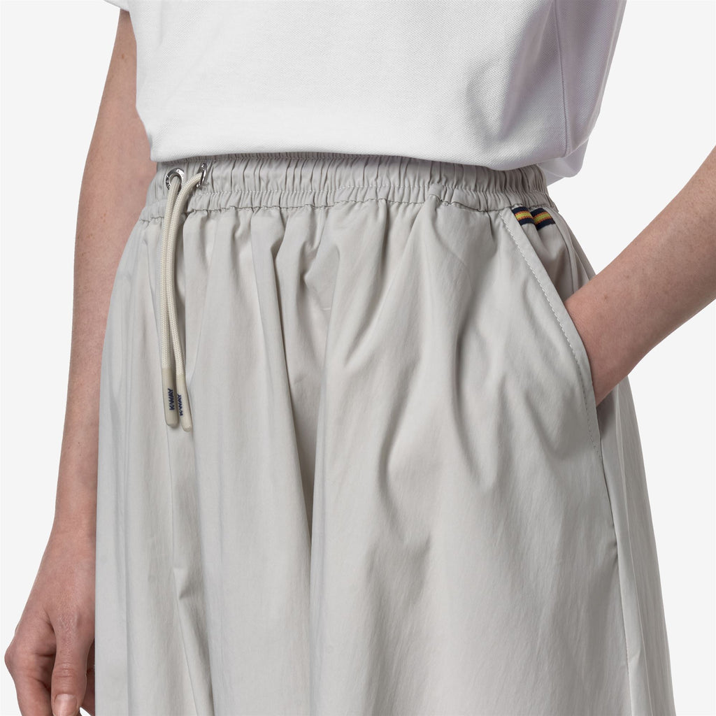 Skirts_WOMAN_MOSELLA LIGHT POPLIN TECH_Long_BEIGE LT - Commercial 7