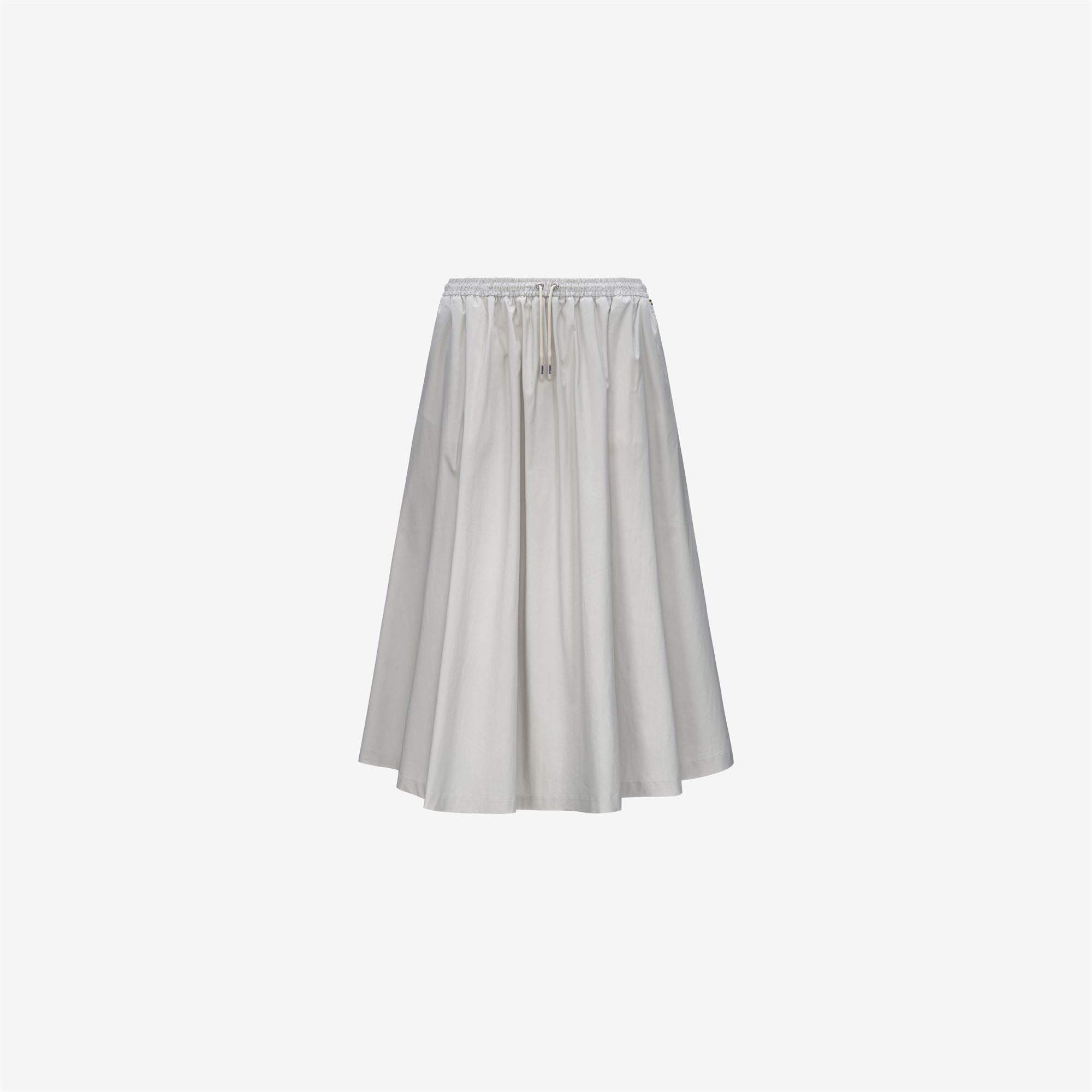 Skirts_WOMAN_MOSELLA LIGHT POPLIN TECH_Long_BEIGE LT - Commercial 1