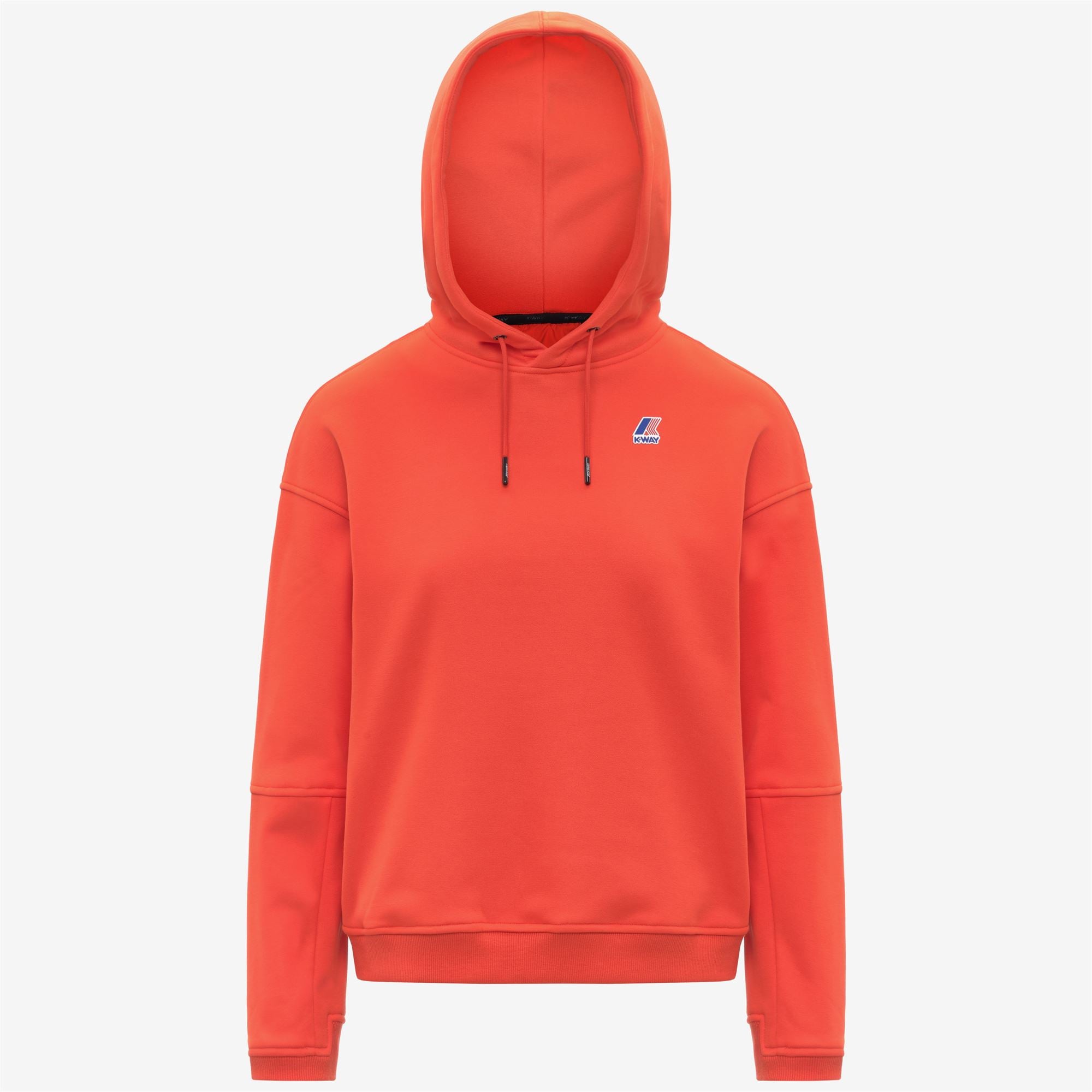 Fleece_WOMAN_NINETTE BRUSHED PC_Hoodie_Orange Fiesta - Commercial 1