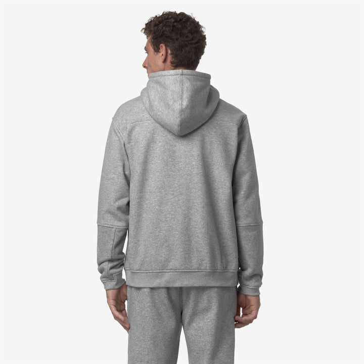 Felpa con cappuccio unisex grigia con zip intera per sport all'aria aperta e tempo libero 6