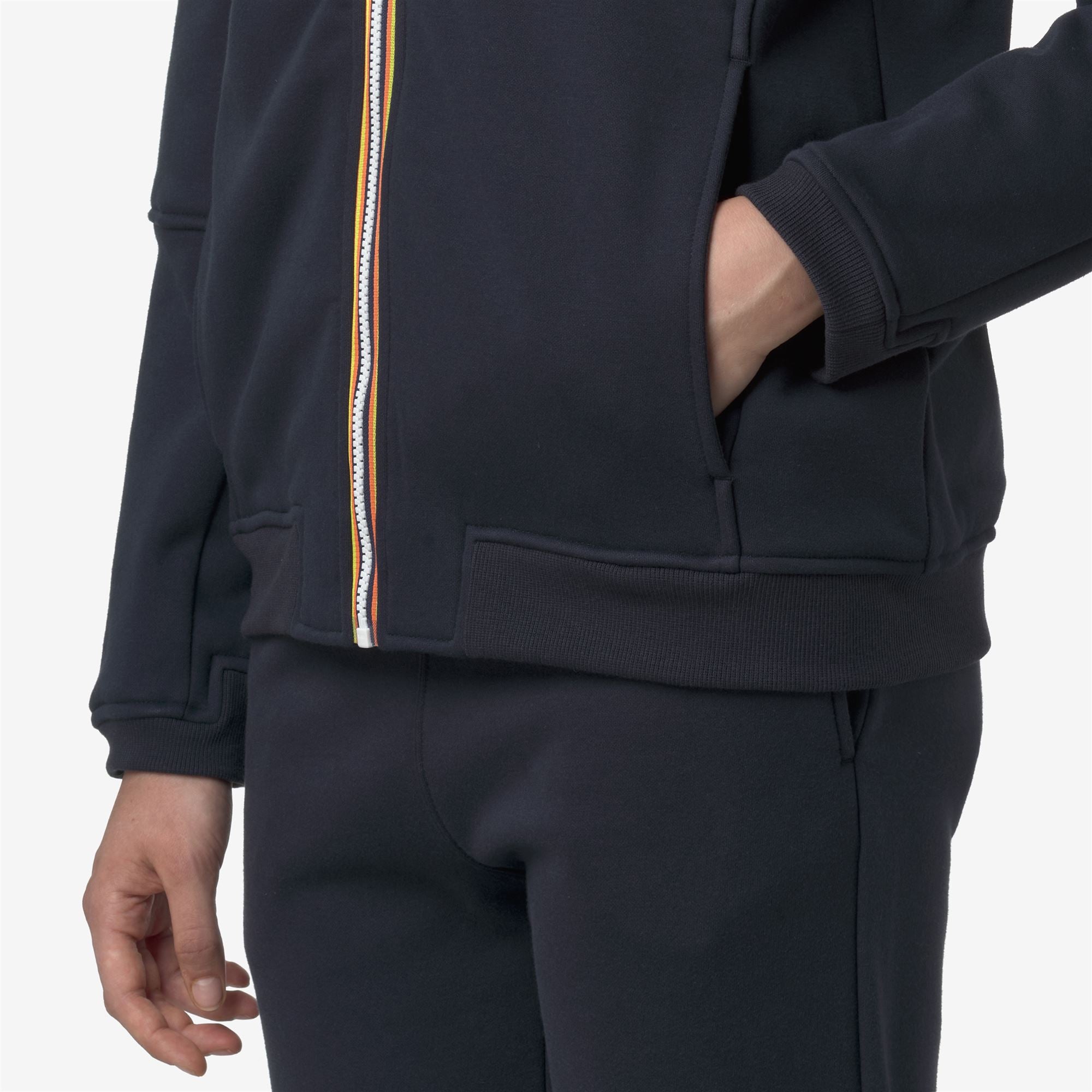 Fleece_UNISEX_PROSPER BRUSHED PC_Hoodie Full Zip_Blue Depth - Commercial 7