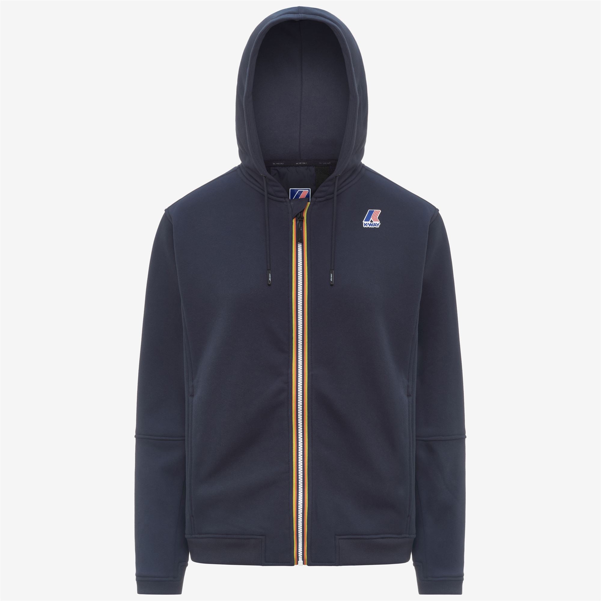 Fleece_UNISEX_PROSPER BRUSHED PC_Hoodie Full Zip_Blue Depth - Commercial 1