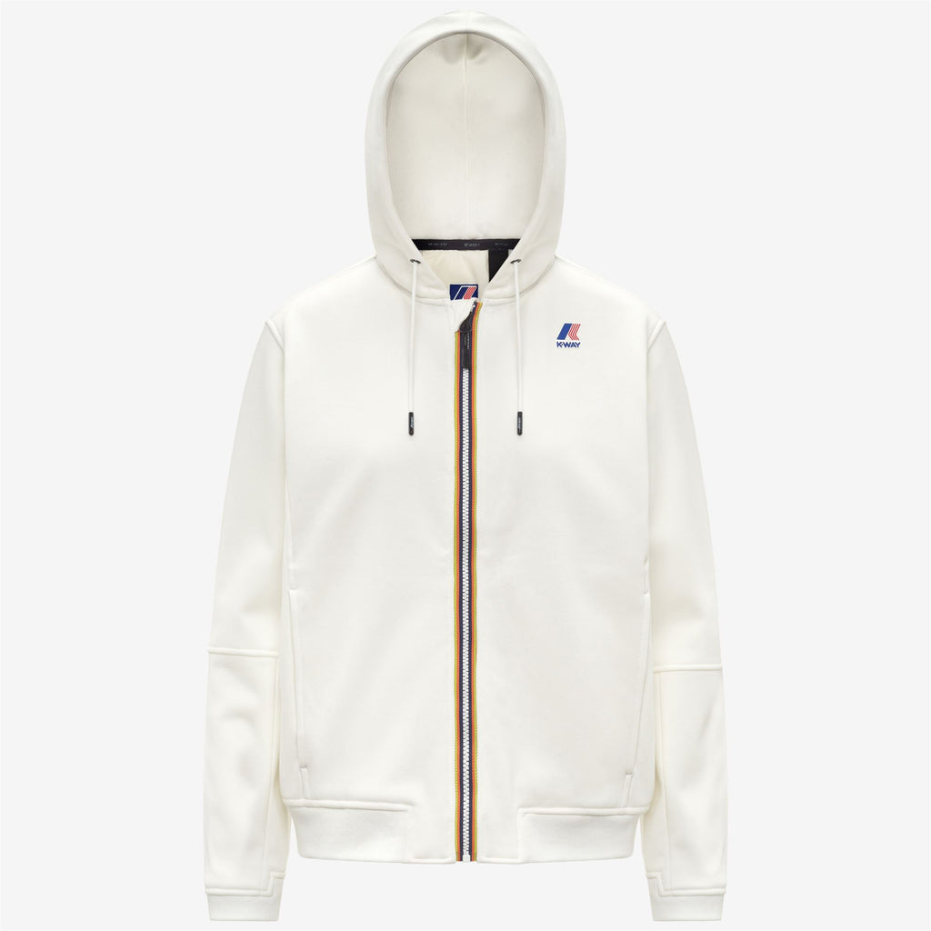 Fleece_UNISEX_PROSPER BRUSHED PC_Hoodie Full Zip_White Gardenia - Commercial 1