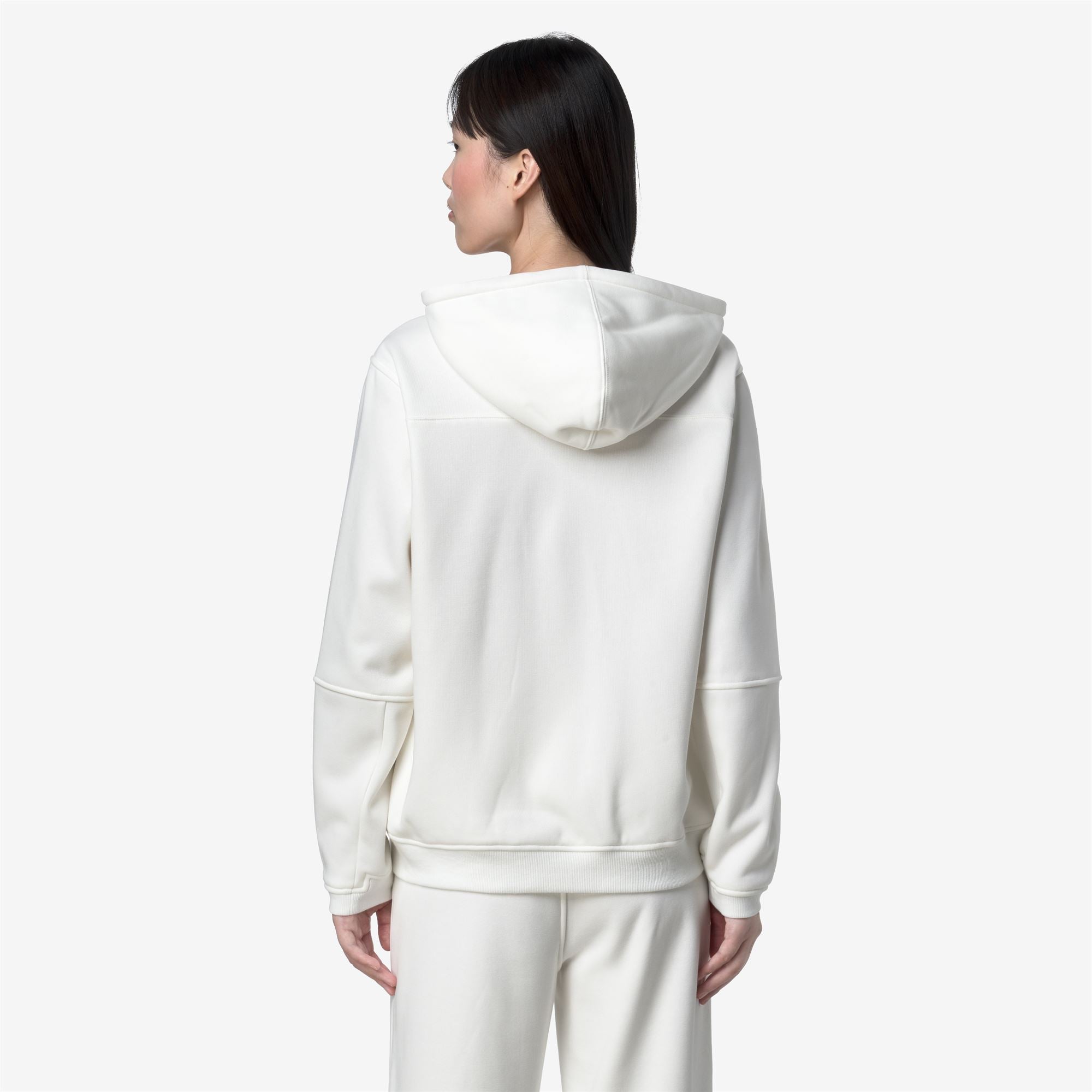 Fleece_UNISEX_PROSPER BRUSHED PC_Hoodie Full Zip_White Gardenia - Commercial 6