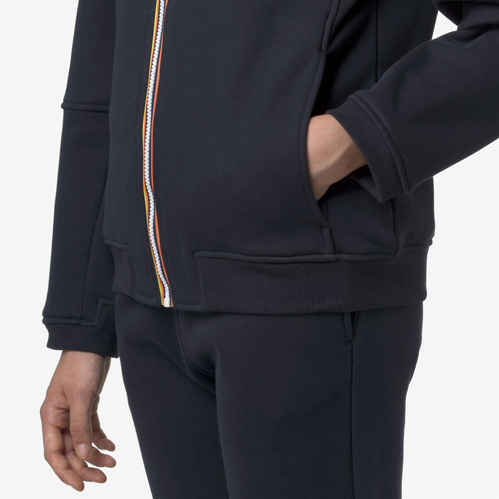 Chaqueta polar unisex azul para actividades al aire libre. 2