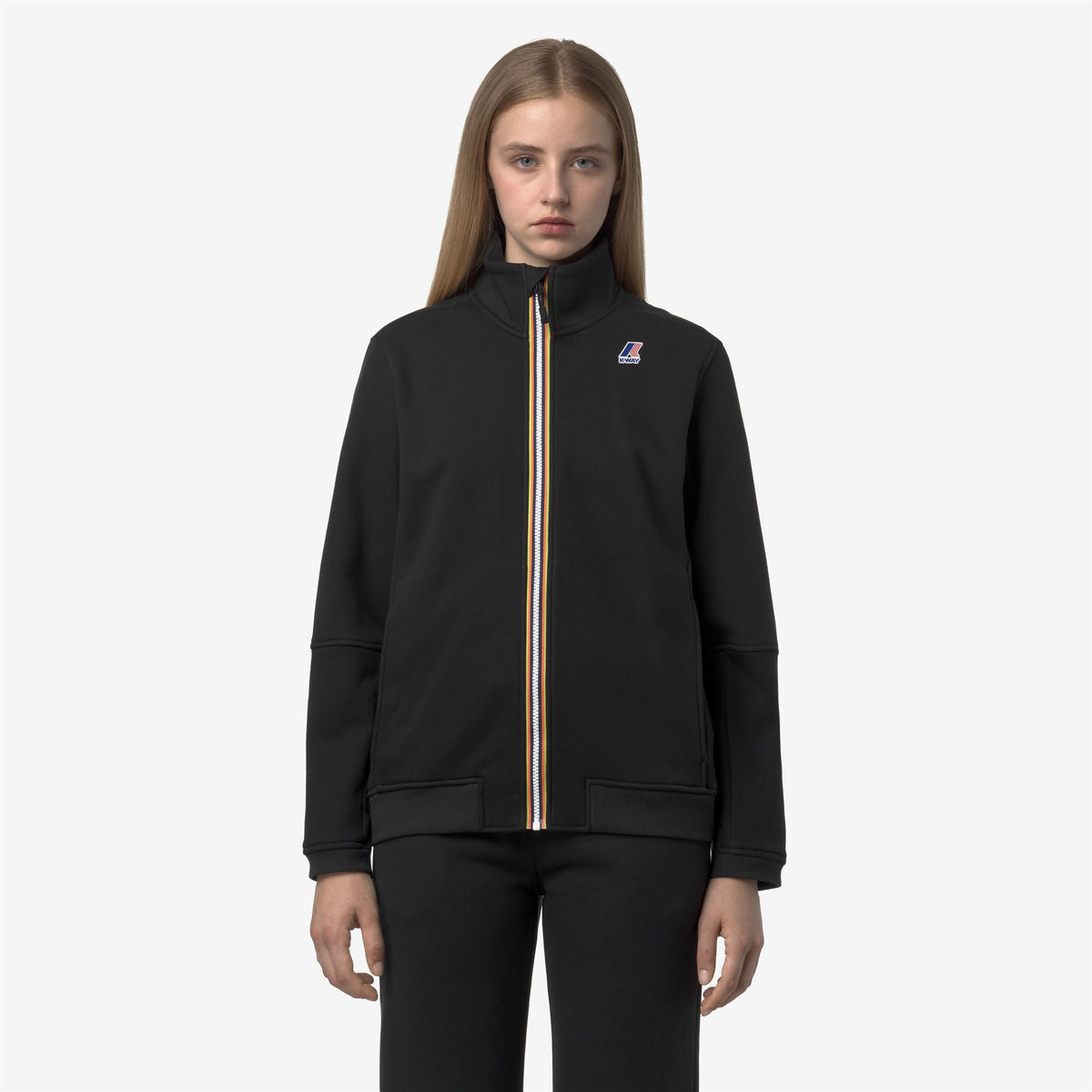 Fleece_UNISEX_PEPIN BRUSHED PC_Jacket_Black Pure - Commercial 4