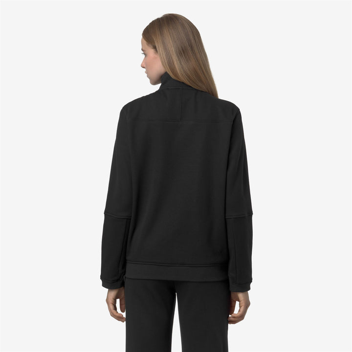 Giacca in pile nera unisex con cerniera completa per attività all'aperto 5