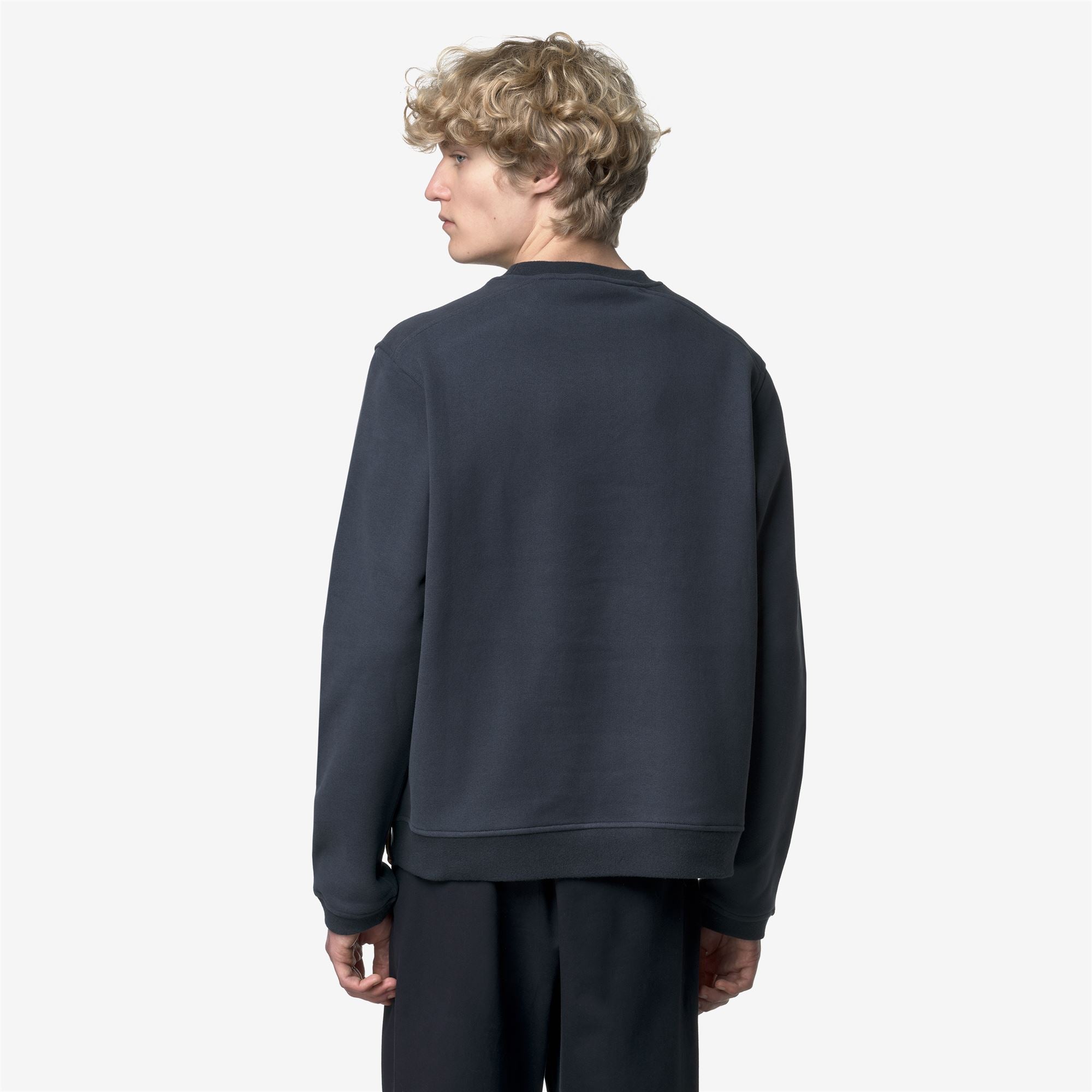 Fleece_MAN_PERRUEL COTTON CASHMERE_Jumper_Blue Airforce - Commercial 6