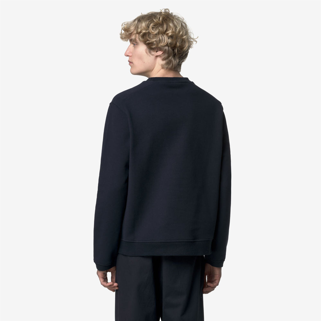Fleece_MAN_PERRUEL COTTON CASHMERE_Jumper_Blue Depth - Commercial 6