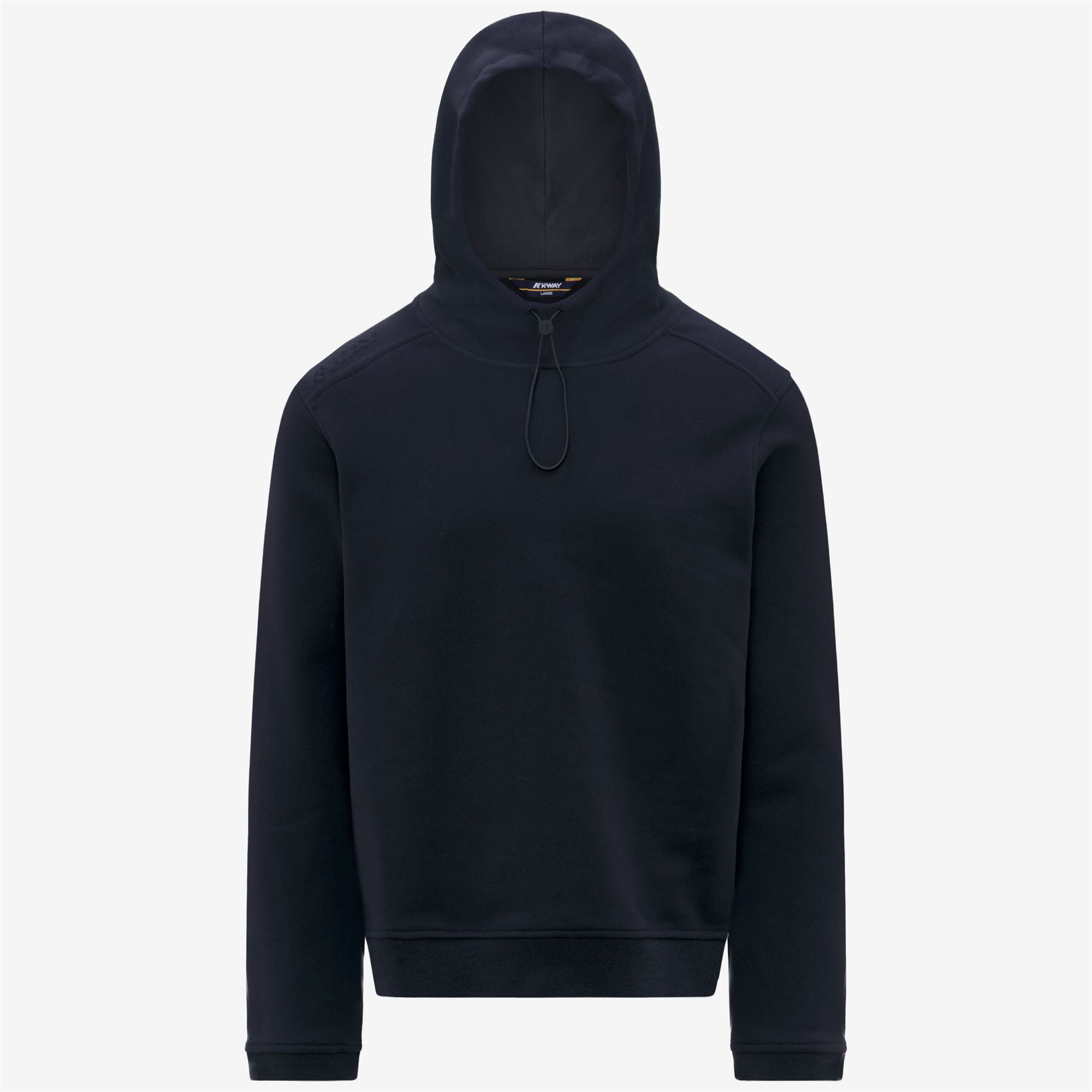 Fleece_MAN_LORLEAU COTTON CASHMERE_Hoodie_Blue Depth - Commercial 1