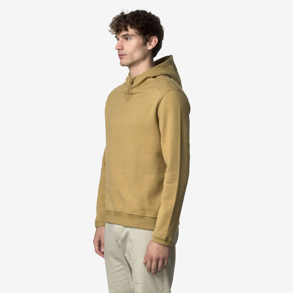 Fleece_MAN_LORLEAU COTTON CASHMERE_Hoodie_Beige Seed - Commercial 5