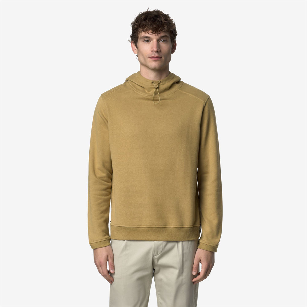 Fleece_MAN_LORLEAU COTTON CASHMERE_Hoodie_Beige Seed - Commercial 4