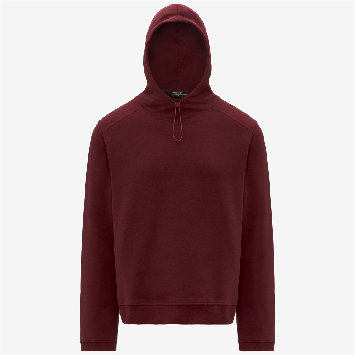 Fleece_MAN_LORLEAU COTTON CASHMERE_Hoodie_Red Syrah - Commercial 1