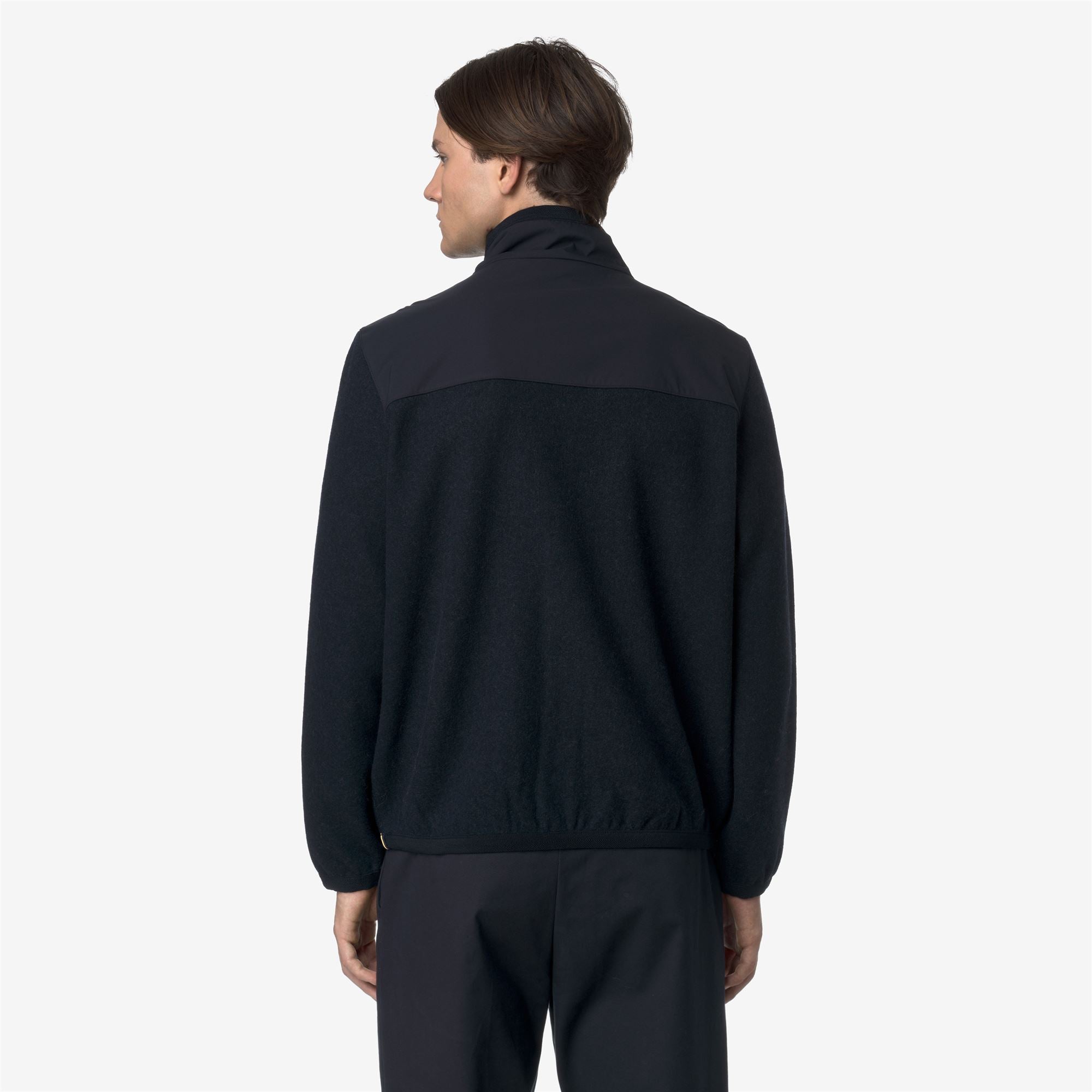Fleece_MAN_FLEURY WOOL NYLON MIX_Pull Over_Blue Depth - Blue Airforce - Commercial 6