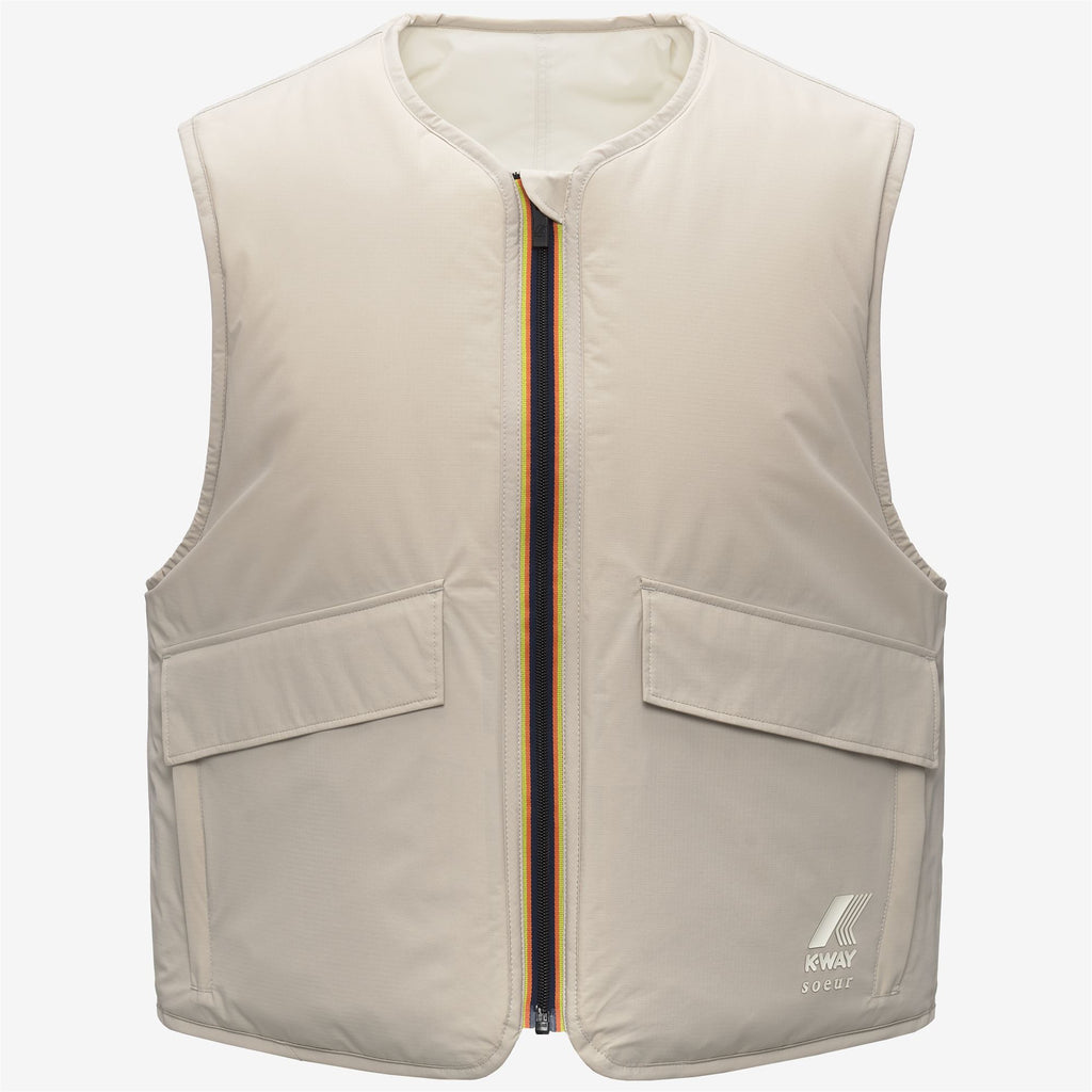 Jackets_WOMAN_ WES PADDED SOEUR_Vest_Grey Lt Calce-Beige Baby - Commercial 2