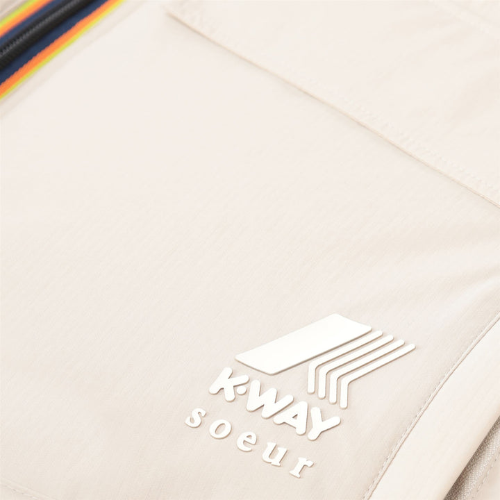 Chaleco acolchado unisex gris K-WAY x Sœur con bolsillos 4