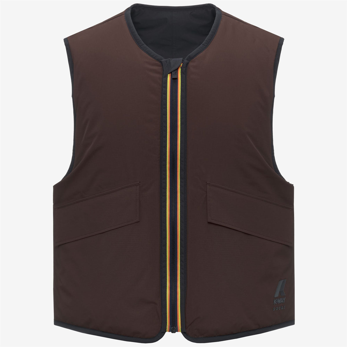 Jackets_WOMAN_ WES PADDED SOEUR_Vest_Black Sand-Brown Coffee - Commercial 2