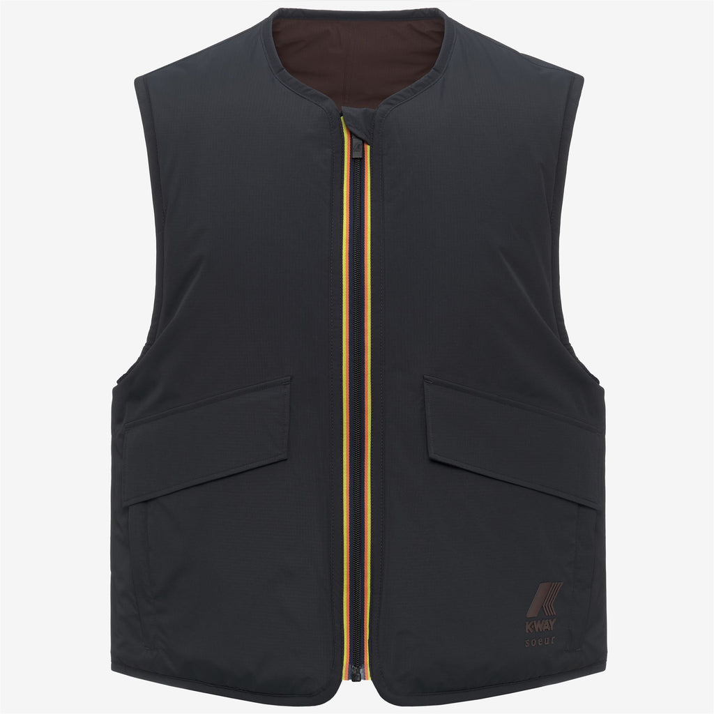 Jackets_WOMAN_ WES PADDED SOEUR_Vest_Black Sand-Brown Coffee - Commercial 1