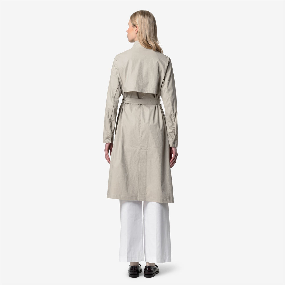 Jackets_Woman_HORIEN NATURAL BLEND_Long_BEIGE LT COMBO - BEIGE LT - Commercial 6