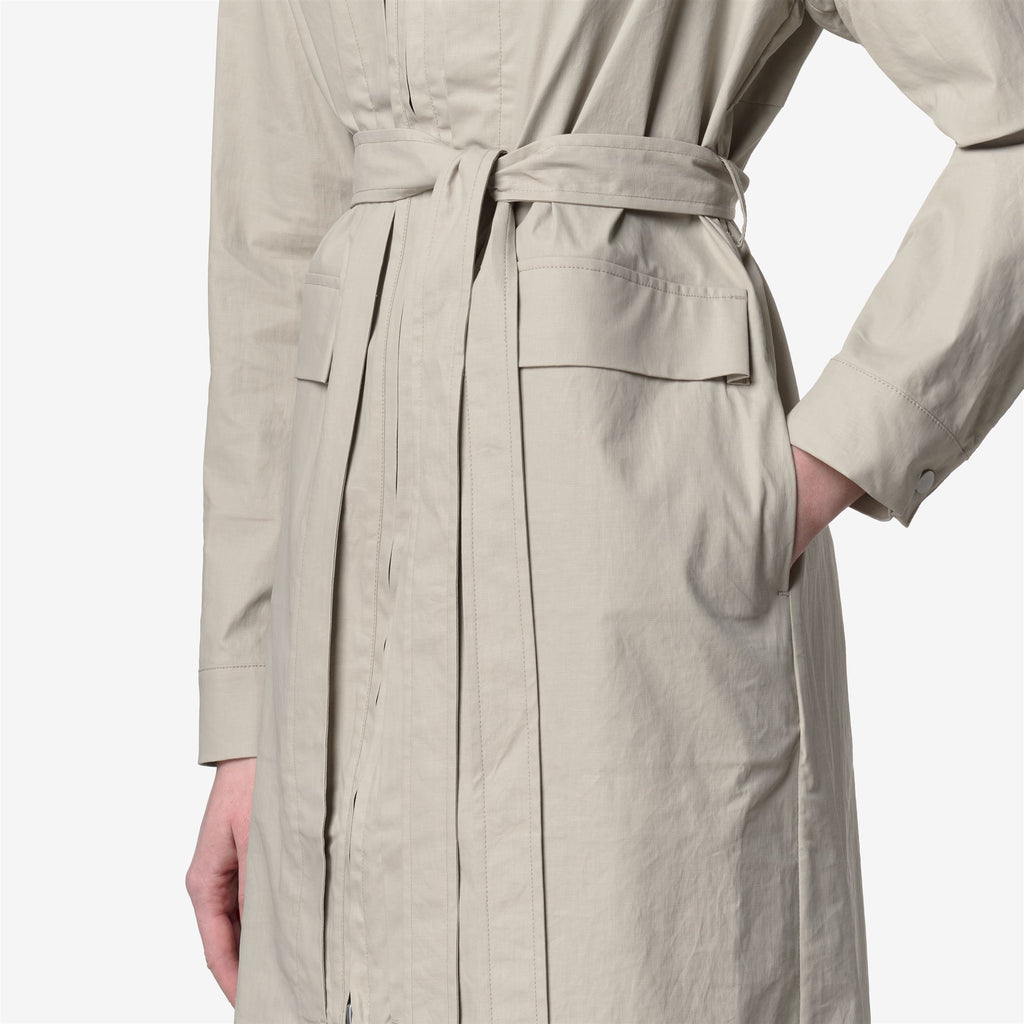 Jackets_Woman_HORIEN NATURAL BLEND_Long_BEIGE LT COMBO - BEIGE LT - Commercial 7