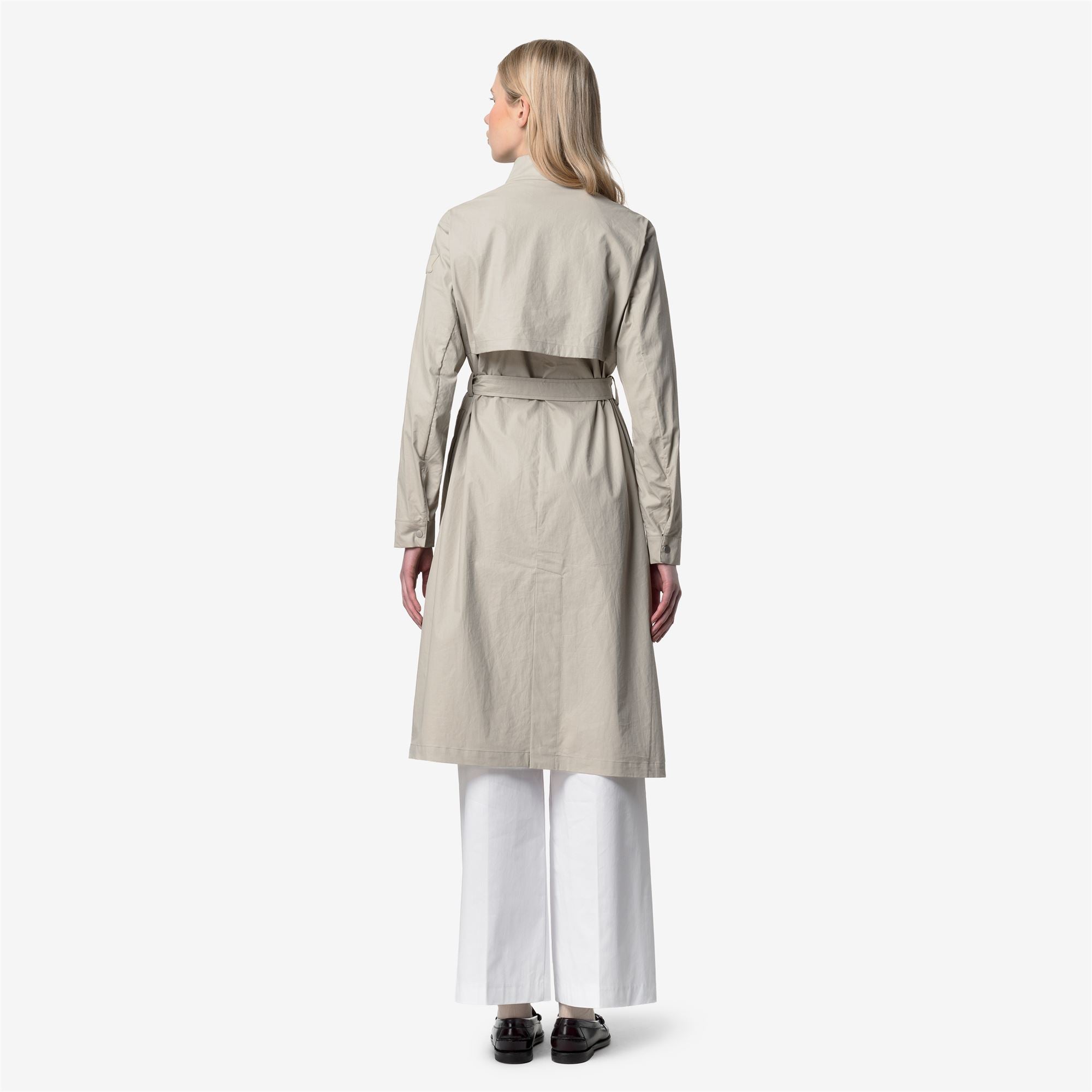 Jackets_Woman_HORIEN NATURAL BLEND_Long_BEIGE LT COMBO - BEIGE LT - Commercial 6