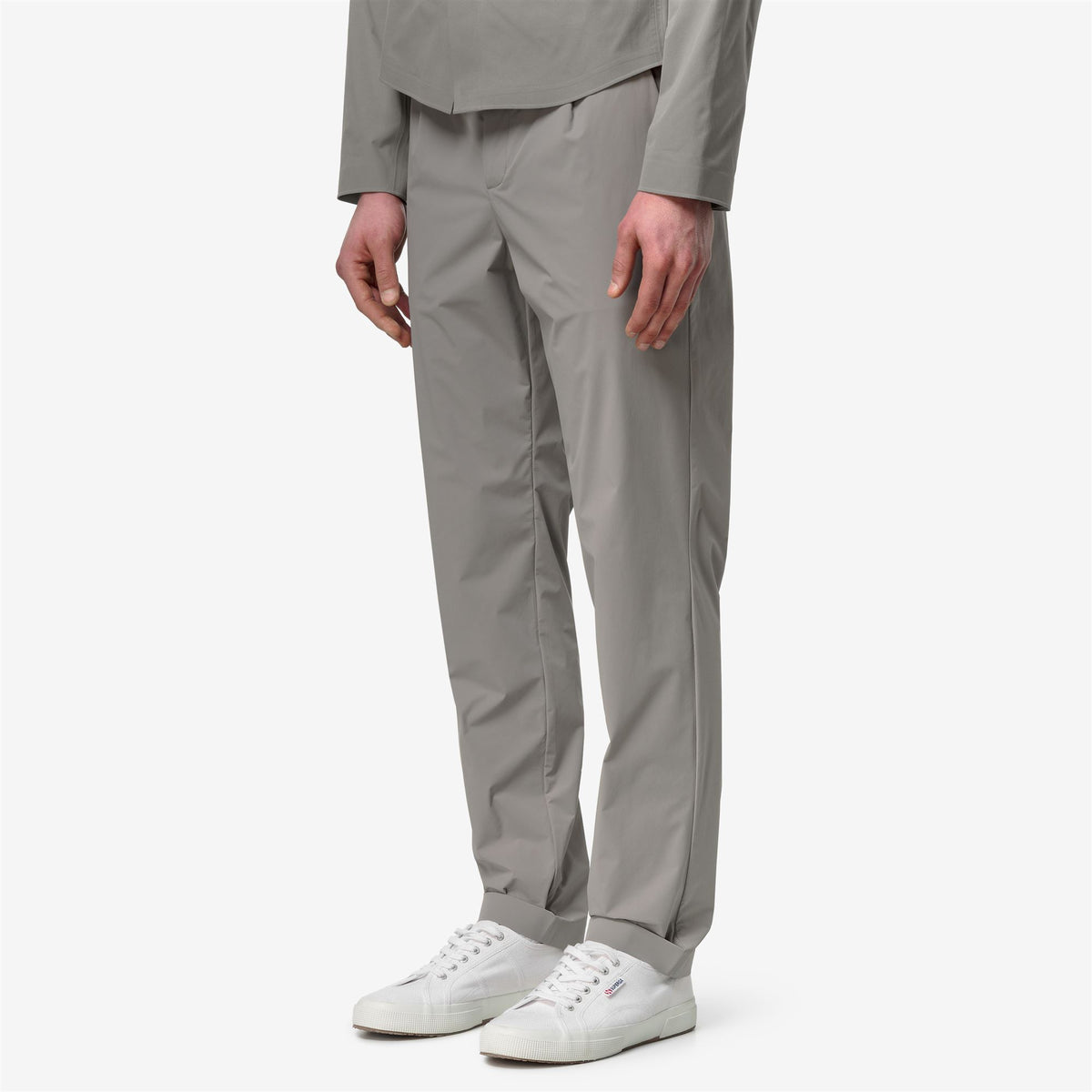 Pants_Man_AILTY LIGHT TECH PL_Sport Trousers_Grey Frost - Commercial 5