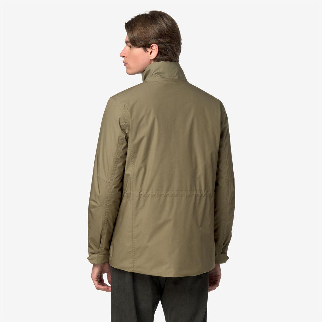 Jackets_Man_MANUENE WARM MICRO CANVAS_Mid_Green Army - Commercial 6
