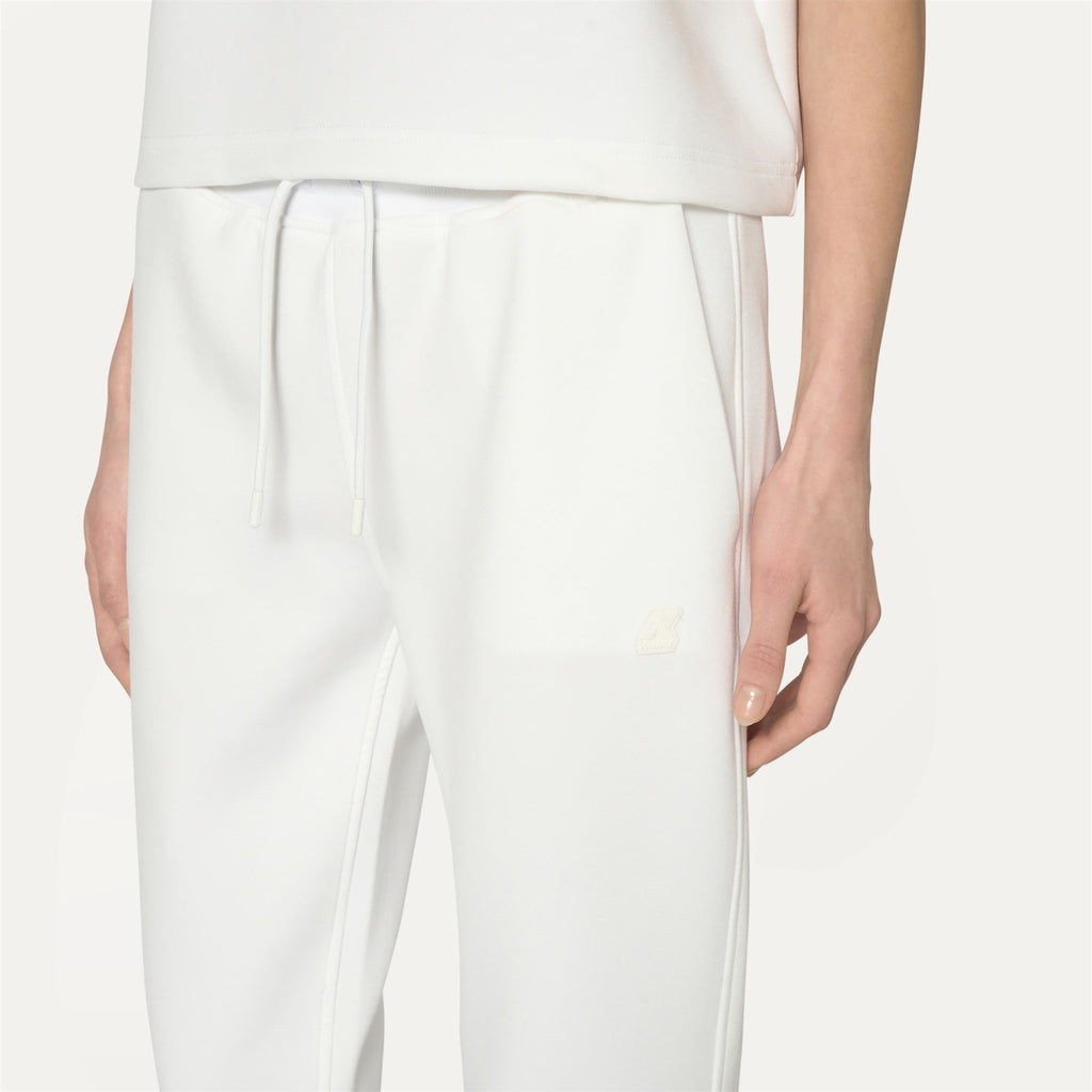 Pants_WOMAN_GINEVRA LIGHT SPACER_Sport Trousers_White - Commercial 7
