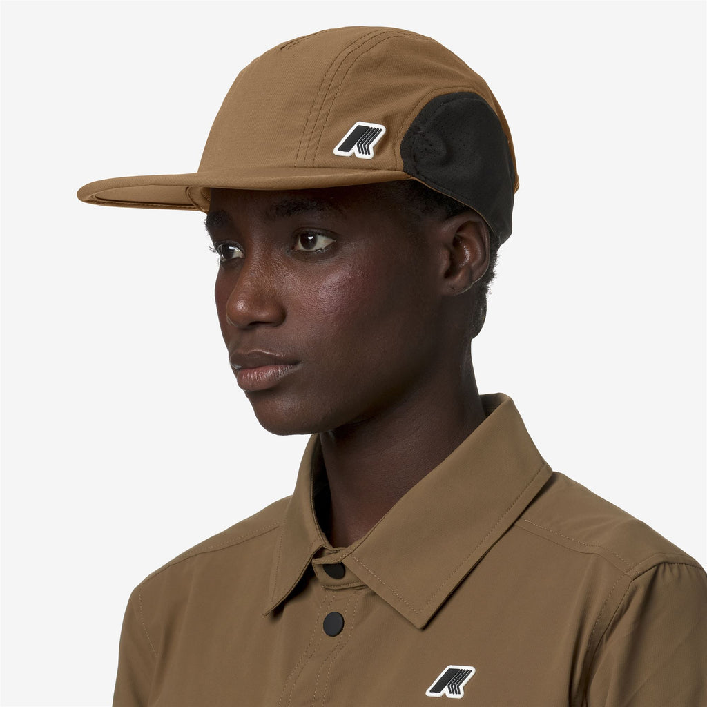 Headwear_Unisex_VANOISE_Cap_Brown Corda - Black Pure - Commercial 4