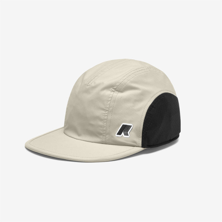 Cappellino da Baseball Unisex Pieghevole Beige e Nero 3