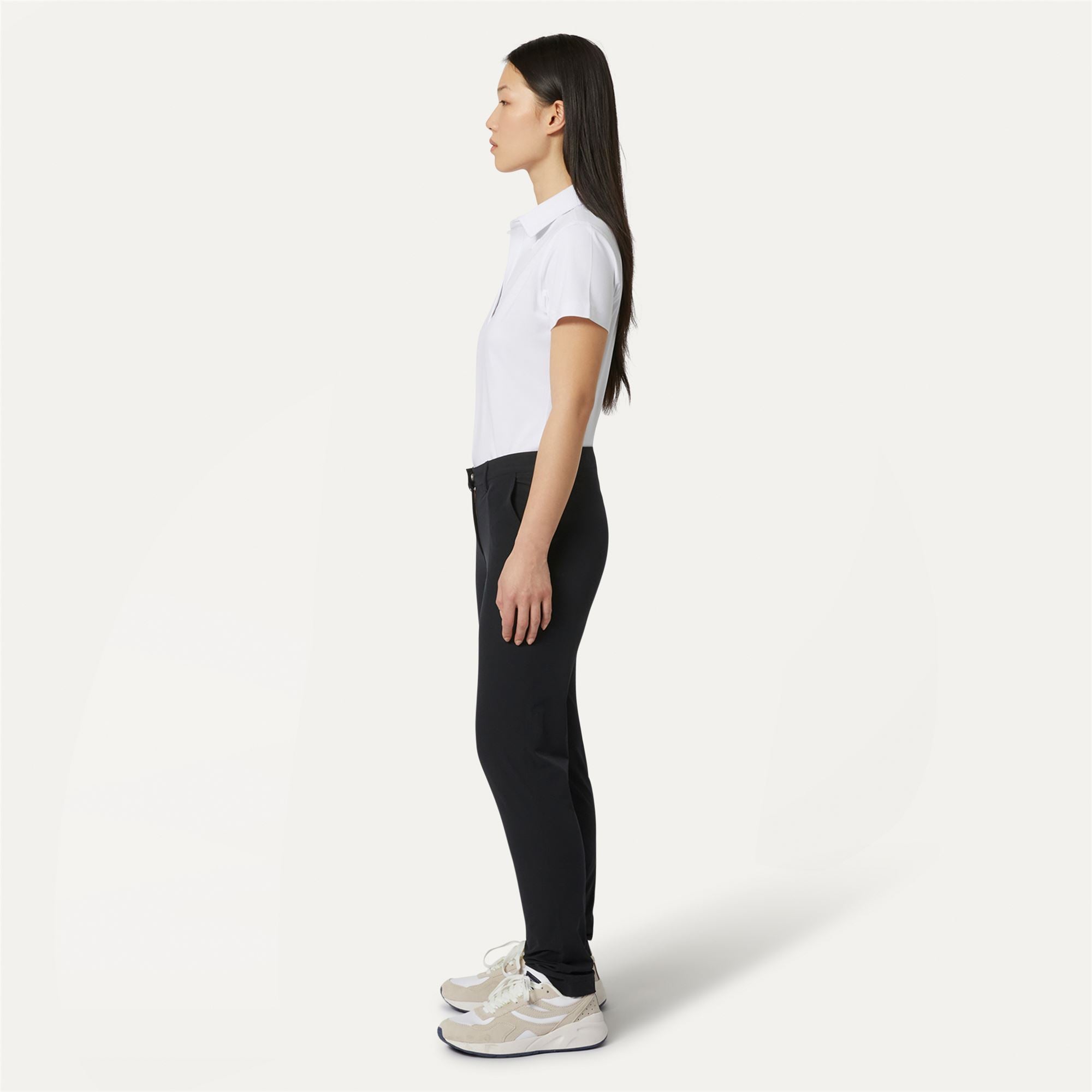 Pants_WOMAN_MARLENE LIGHT_Chino_Black Pure - Commercial 5