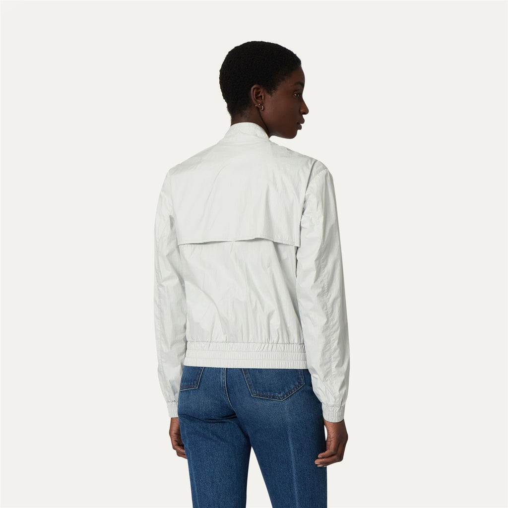 Jackets_WOMAN_AMAURETTE IRIDESCENT METAL NY_Short_White - Commercial 6