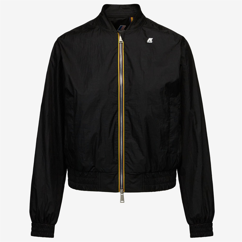 Jackets_WOMAN_AMAURETTE IRIDESCENT METAL NY_Short_Black Pure - Commercial 1