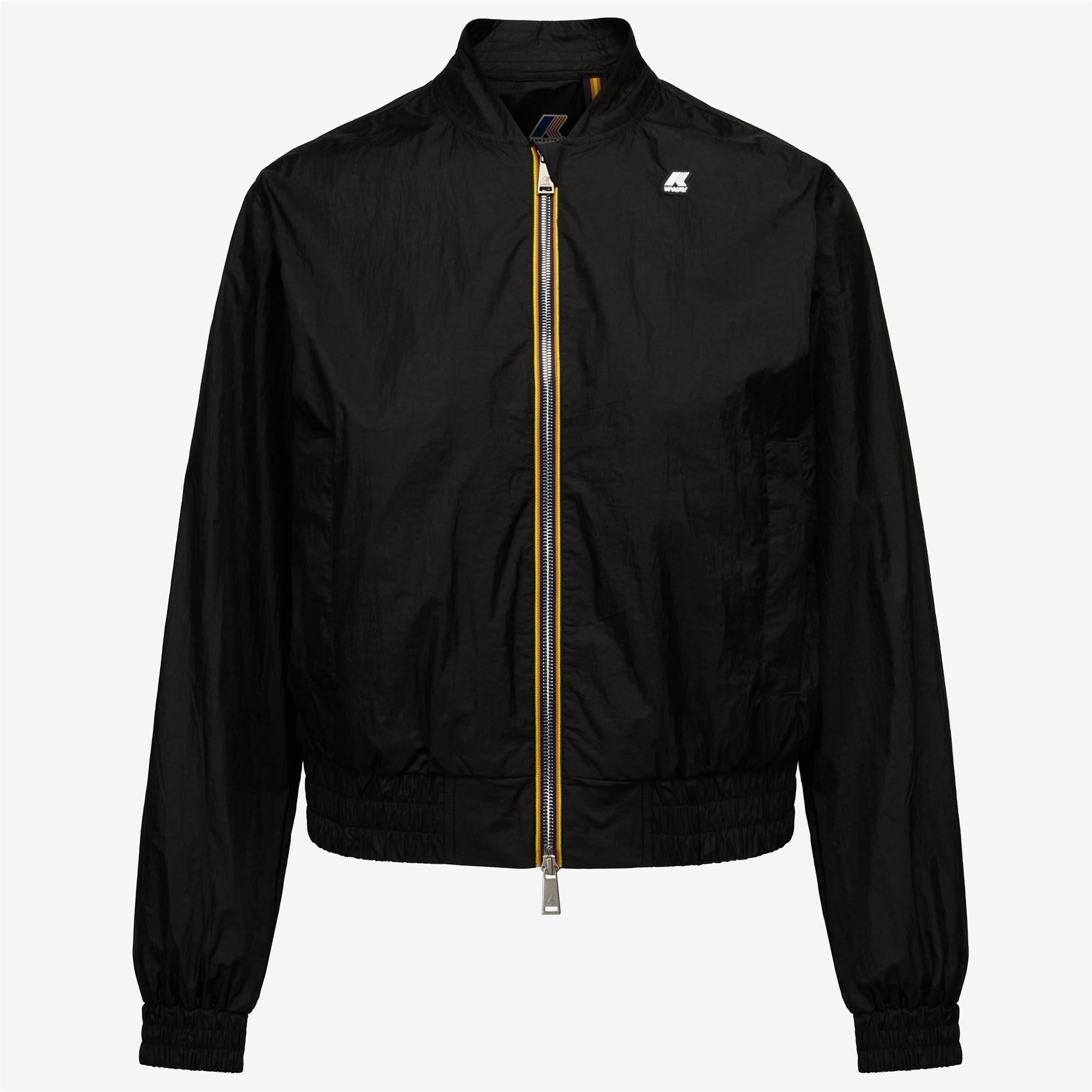 Jackets_WOMAN_AMAURETTE IRIDESCENT METAL NY_Short_Black Pure - Commercial 1