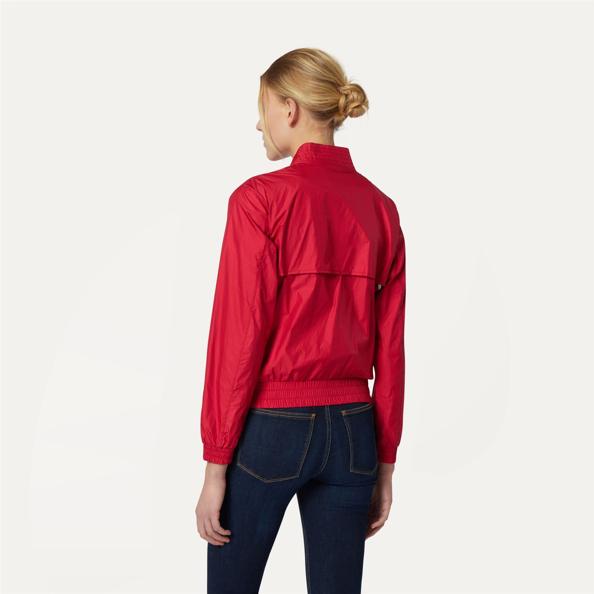 Jackets_WOMAN_AMAURETTE IRIDESCENT METAL NY_Short_Red Berry - Commercial 6